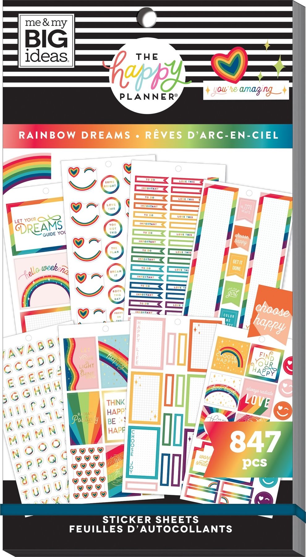The Happy Planner - Me and My Big Ideas - Value Pack Stickers - Classic