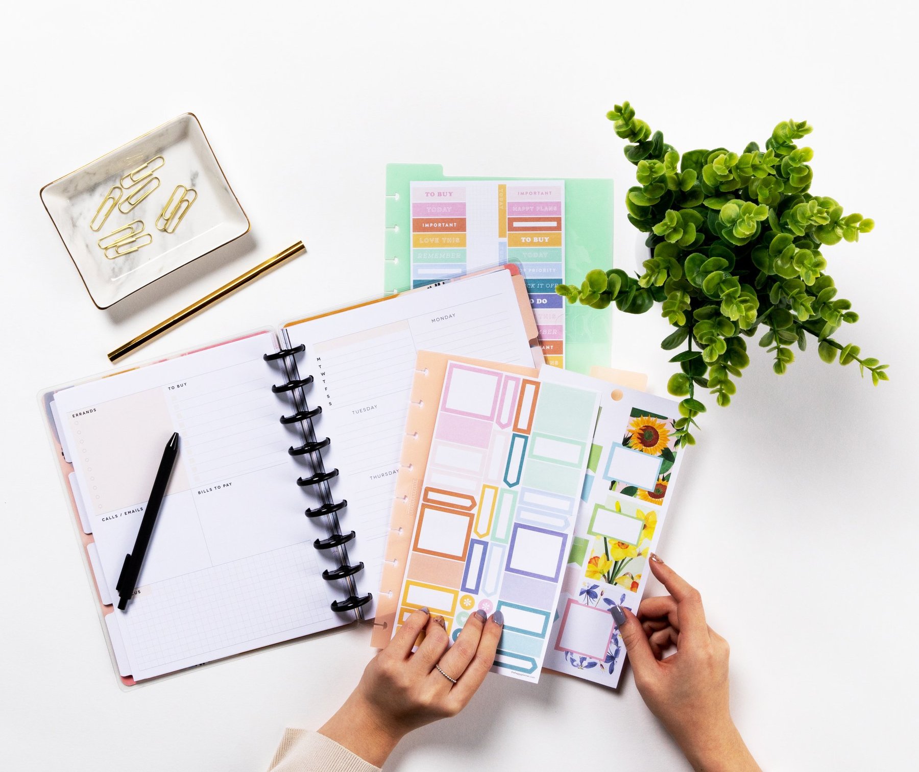 The Happy Planner - Me and My Big Ideas - Classic Dashboard Stickers ...