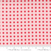 Moda Fabric - Beautiful Day - Corey Yoder - Pin Dot Polka Dot Scarlet #29137 21 