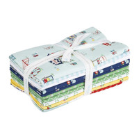 Riley Blake Fabrics - Quilt Fair by Tasha Noel - 1 Yard Bundle - Aqua