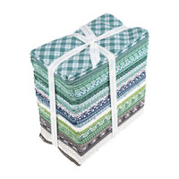 Riley Blake Fabrics - Bee Plaids by Lori Holt of Bee in my Bonnet - 1 Yard Bundle Teal