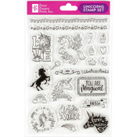 Peter Pauper Press - Unicorns Clear Stamp Set