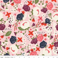 Riley Blake Fabric - Posy Garden - Carina Gardner - Pink #C5420