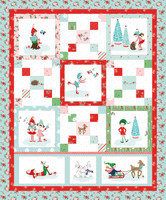 Riley Blake Fabric - Pixie Noel 2 by Tasha Noel - Panel 