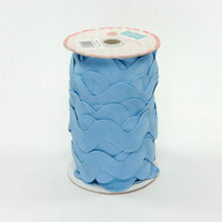 Riley Blake Designs - 1 1/2" Jumbo Ric Rac - Medium Blue
