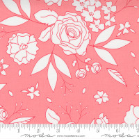 Moda Fabric - Beautiful Day - Corey Yoder - Blooms Floral Rose Large Floral Tonal Floral Tea Rose #29132 29 - BOLT END 74cm