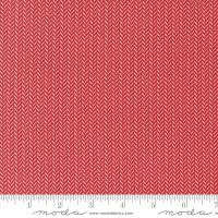 Moda Fabric - Berry & Pine - Lella Boutique - Yule Herringbone Blenders - Cranberry #5246 14