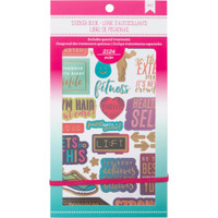 American Crafts - Planner Sticker Book - Fitness