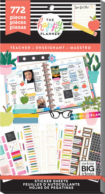 Me and My Big Ideas - The Happy Planner - Value Pack Stickers - Teacher ...