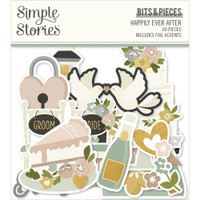 Carpe Diem - Simple Stories - Happily Ever After Bits & Pieces Die-Cuts