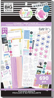 The Happy Planner - Me and My Big Ideas - Value Pack Stickers - Fitness Don't Give Up (#690) 