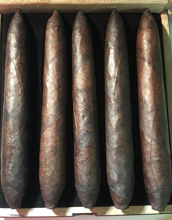 Boom! Special Blend All Nicaraguan Puro Maduro Double Ligero Spice Bomb Baby!!

This Beast is a 7 1/2 x 52 x58 of Pure Spice and Everything Naughty you want in a Cigar

All Long Filler of course!

Hand rolled!

This Special Introductory price is for 1 week only 