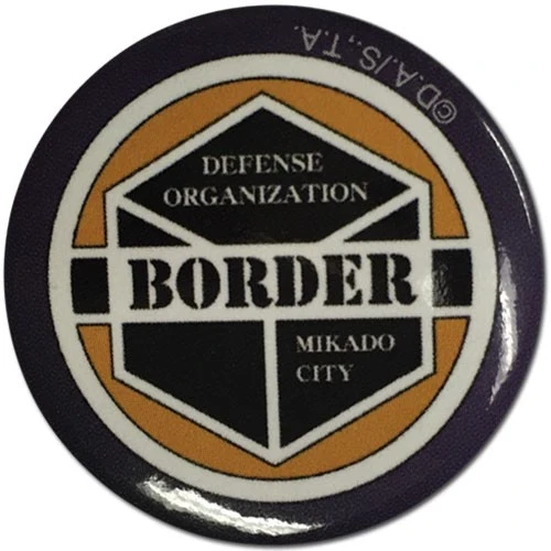 Button: World Trigger - Border Emblem