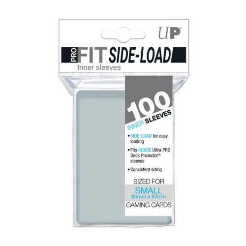 Card Sleeves: Ultra Pro Fit Small Sideloading - Clear (100 ct.)