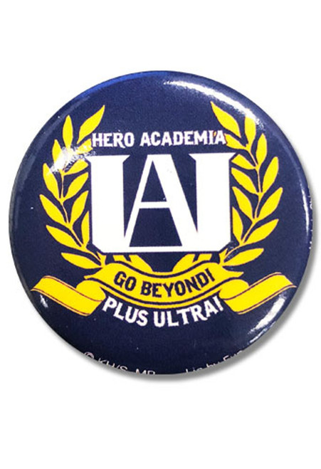 Button: My Hero Academia - U.A. Logo