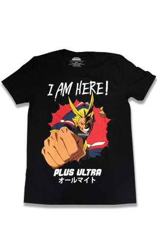 T-Shirt S: My Hero Academia - All Might I Am Here