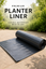 Planter Lining - DPM Black 3m x 4m