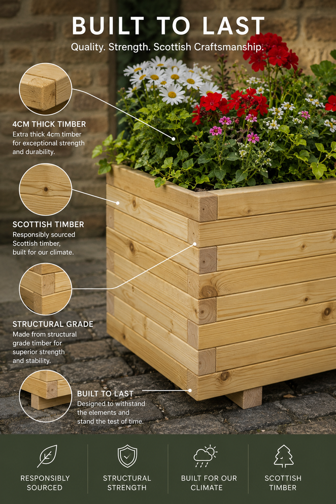 Rectangle Garden Planter