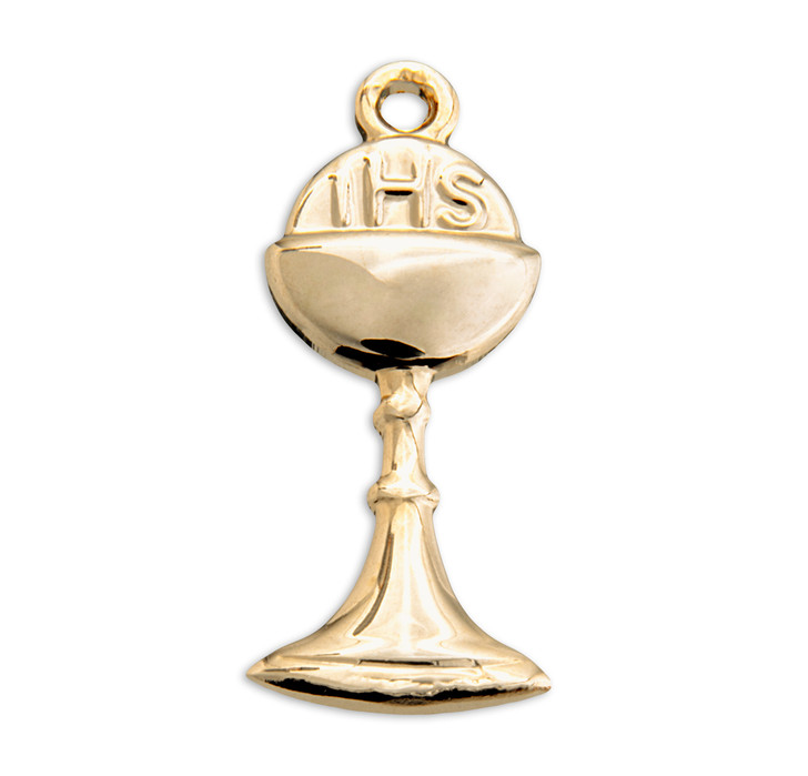 Gold Over Sterling Silver Chalice Pendant