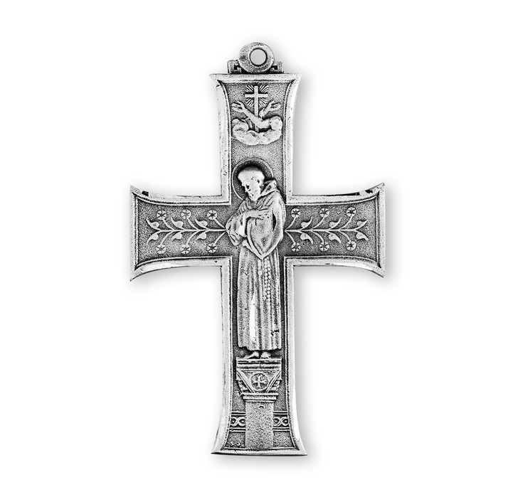 Saint Francis Sterling Silver Cross