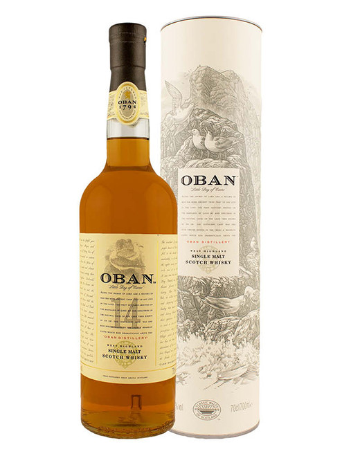 OBAN 14YO SINGLE MALT SCOTCH WHISKY 700ML BOXED