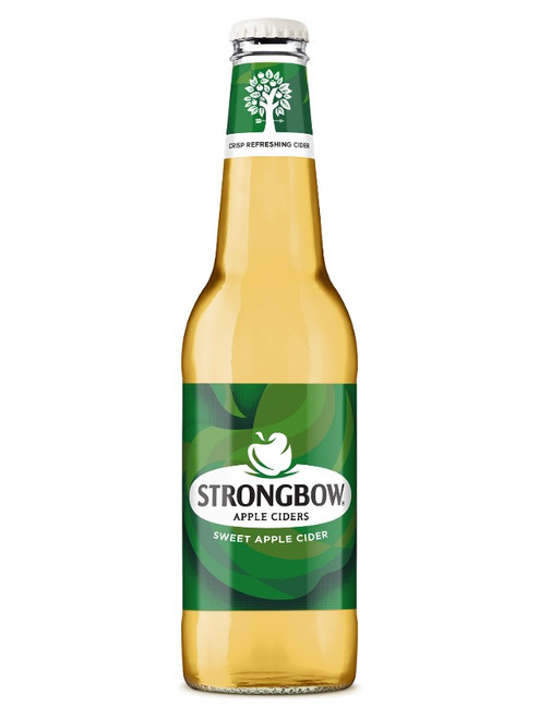 STRONGBOW SWEET APPLE CIDER BOTTLES 355ML