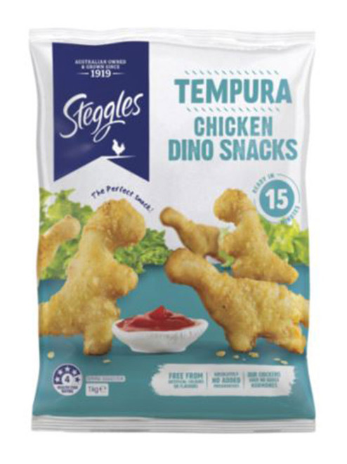 CHICKEN DINO SNACK KIDS NUGGETS 1KG