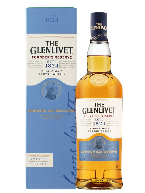 GLENLIVET FOUNDER'S RESERVE AMERICAN OAK SELECTION 700ML BOXED