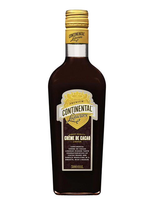 CONTINENTAL CREME DE CACAO DARK LIQUEUR 500ML