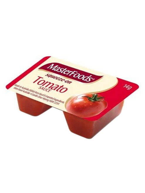 MASTERFOODS TOMATO SAUCE SQUEEZE PORTIONS 14GM 300PCS