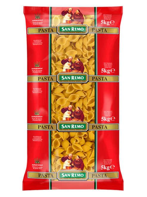 SAN REMO LARGE SHELLS PASTA NO.29 5KG