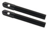 Aluminum Hood Pins 1/2in with 3/16in Holes Black ALL18499