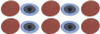 Twist Lock Sanding Disc 2in 80 Grit 10pk ALL12106 Allstar Performance