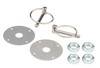 Aluminum Hood Pin Kit 1/2in Red ALL18501 Allstar Performance