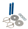 Aluminum Hood Pin Kit 1/2in Blue ALL18502 Allstar Performance