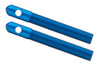 Aluminum Hood Pin Kit 1/2in Blue ALL18502 Allstar Performance
