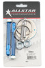 Aluminum Hood Pin Kit 1/2in Blue ALL18502 Allstar Performance