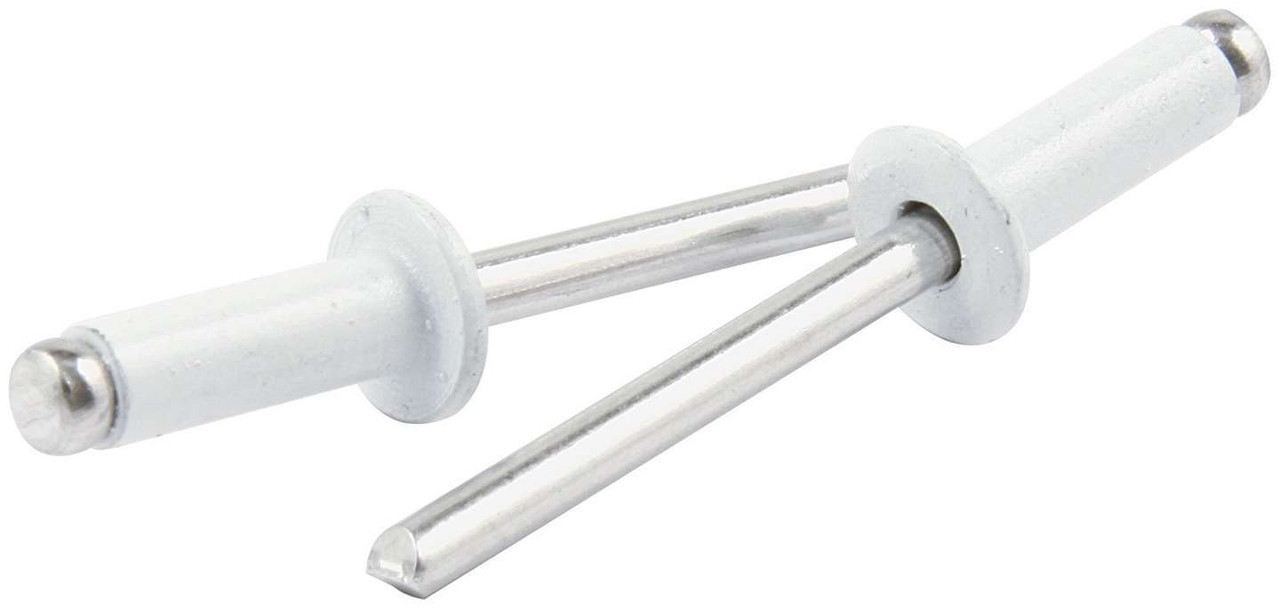 Sm Hd Rivet White Alum 250pk | Allstar Performance
