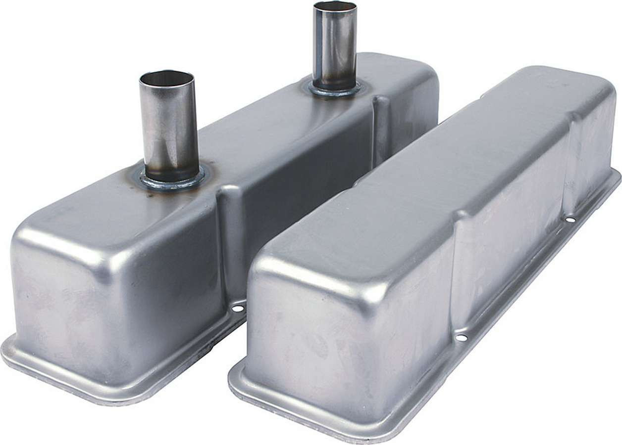Valve Covers SBC Steel Raw w/Tubes | Allstar Performance