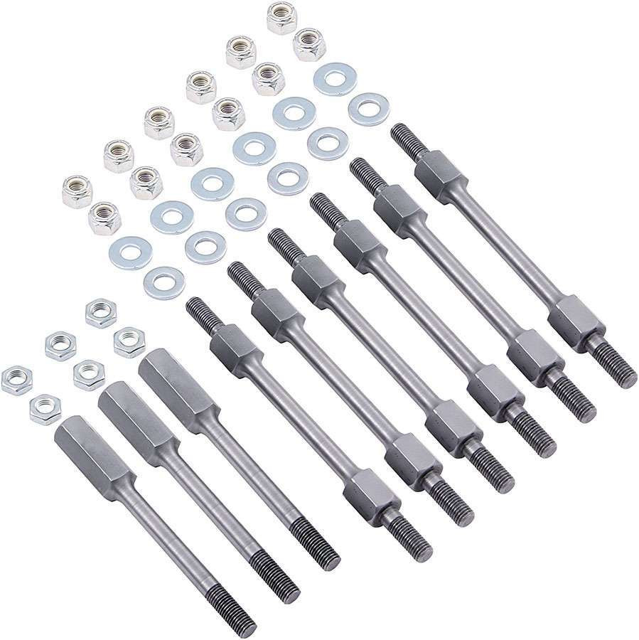 Pedal Extension Kit 4in Natural Steel | Allstar Performance