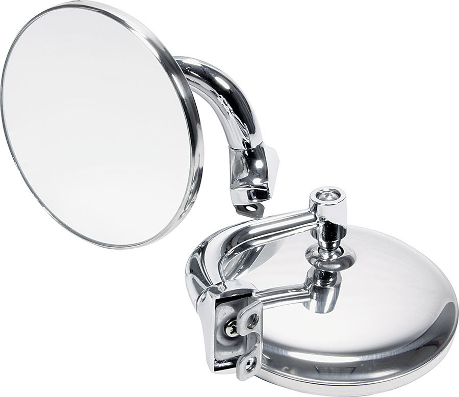 4in Peep Mirror Polished Stainless 1pr | Allstar Performance