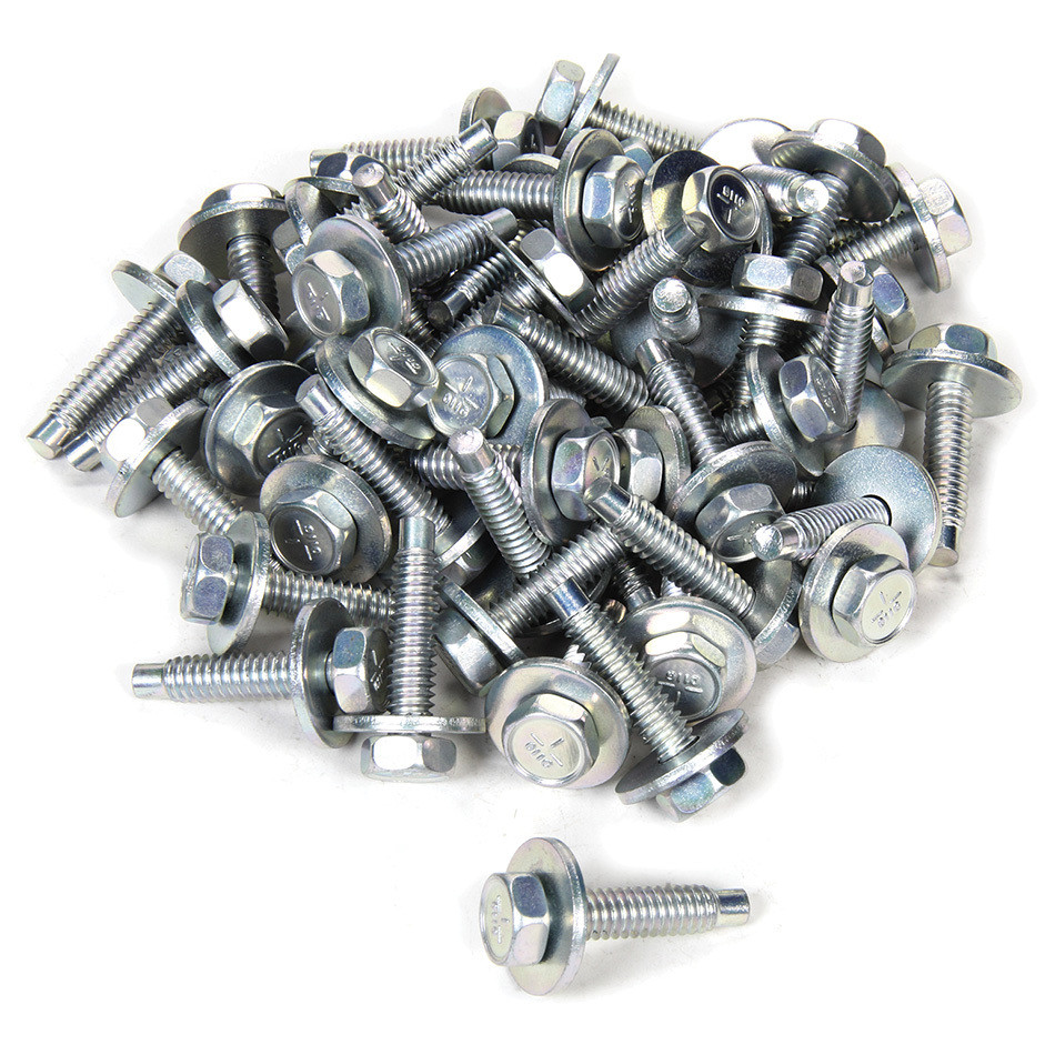 Body Bolt 1-1/8in 50pk Silver ALL16555-50 | Allstar Performance