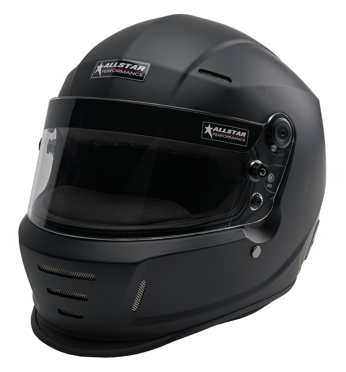 full face black motorcycle helmets snell GP-I SA2025 - Matte inspired fit with the aerodynamic design and ventilation serious sport riders demand Series 40 Helmet Flat Black