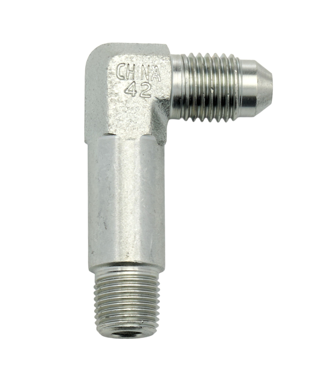 Adapter Fitting Tall -4 To 1/8 NPT 90 Degree ALL50021 | Allstar