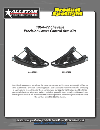 SPC Performance Upper Adj Control Arm | Chevelle, Malibu & GTO (64-72) (97110) main image 0