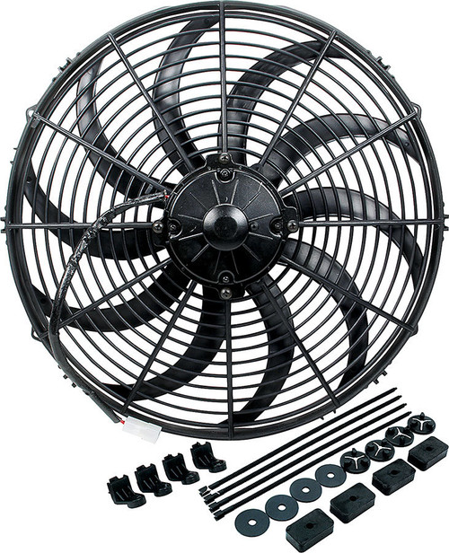Electric Fan 16in Curved Blade w/ Hardware ALL30077 Allstar Performance Electric Fan 16in Curved Blade w/ Hardware ALL30077 Allstar Performance