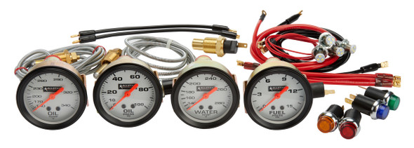 Oil Pressure / Water temperature Gauge Kit ALL80080 - Allstar