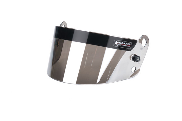 Helmet Shield Anti-Fog 3mm Polycarbonate Silver Chrome ALL940605 Allstar Performance