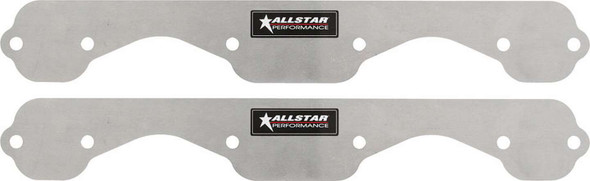 Exhaust Block Off Plates SBC Std 1pc Aluminum ALL34212 Allstar Performance
