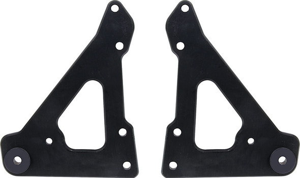 Front Motor Plate 2pc w/ Bushings Black ALL38145 Allstar Performance